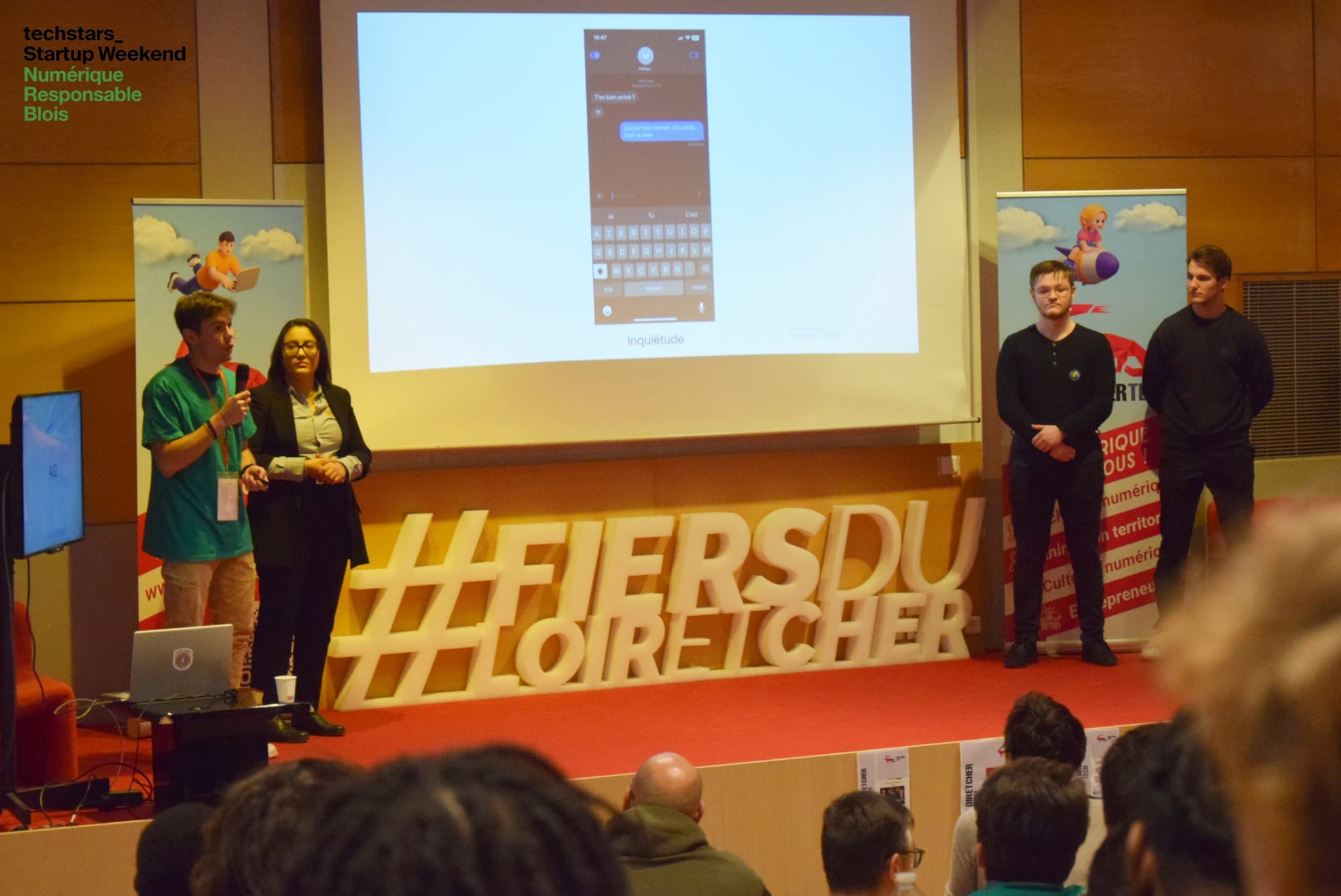 Startup Weekend — Application de rappel pour proches éloignés