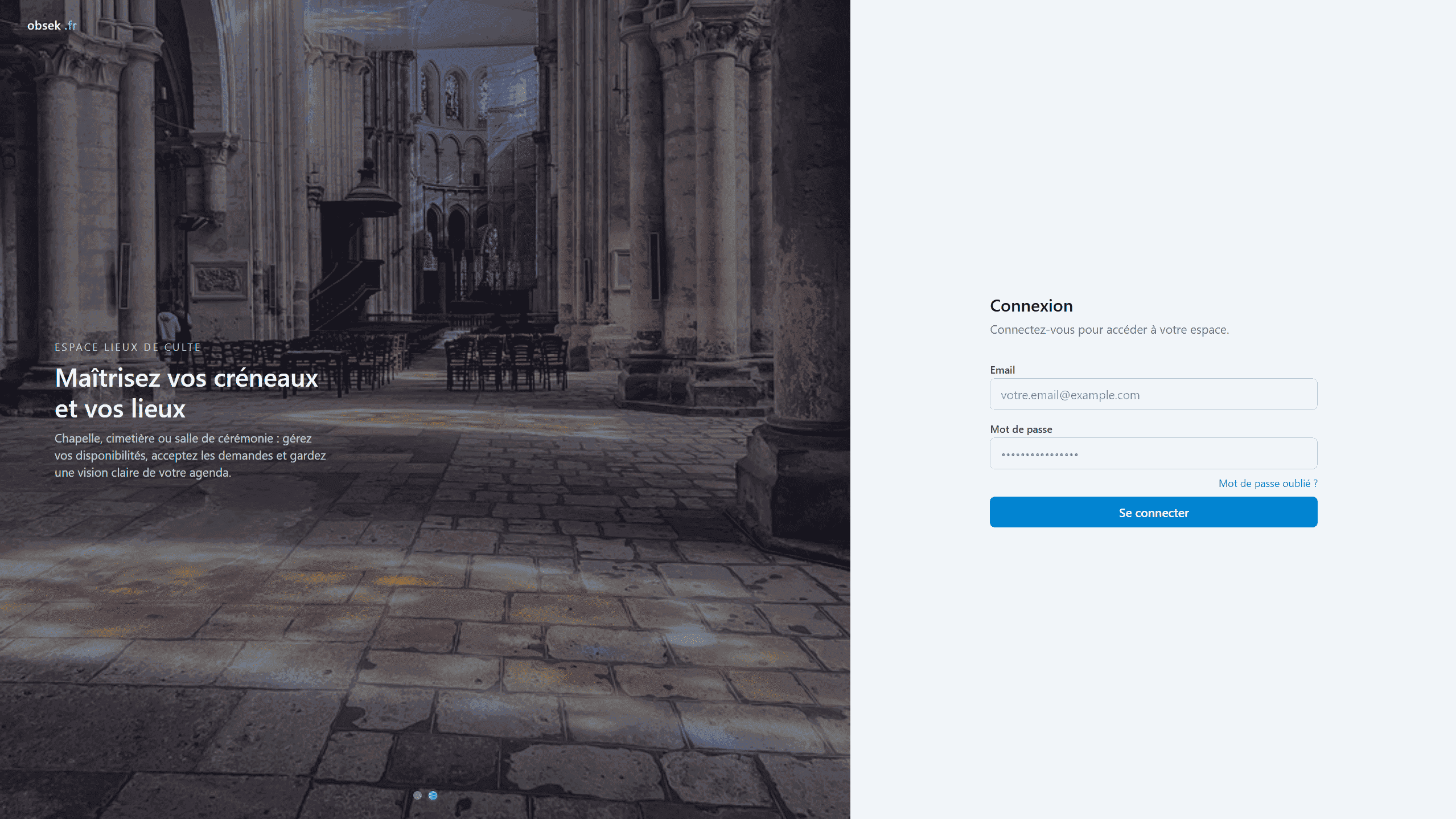 Obsek.fr — Digitaliser la coordination funéraire